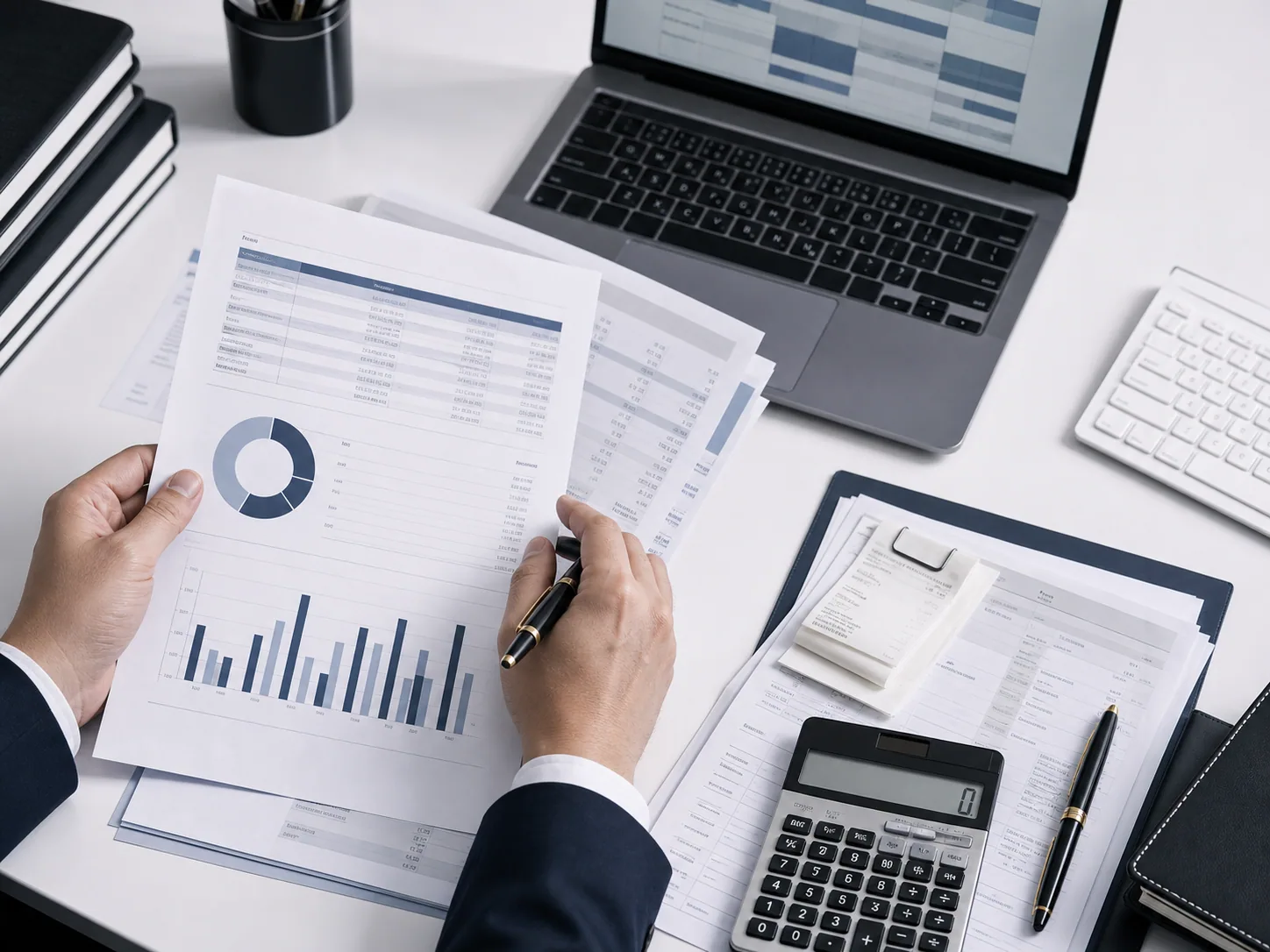 세무기장과 월별 장부 관리를 위한 서류 검토